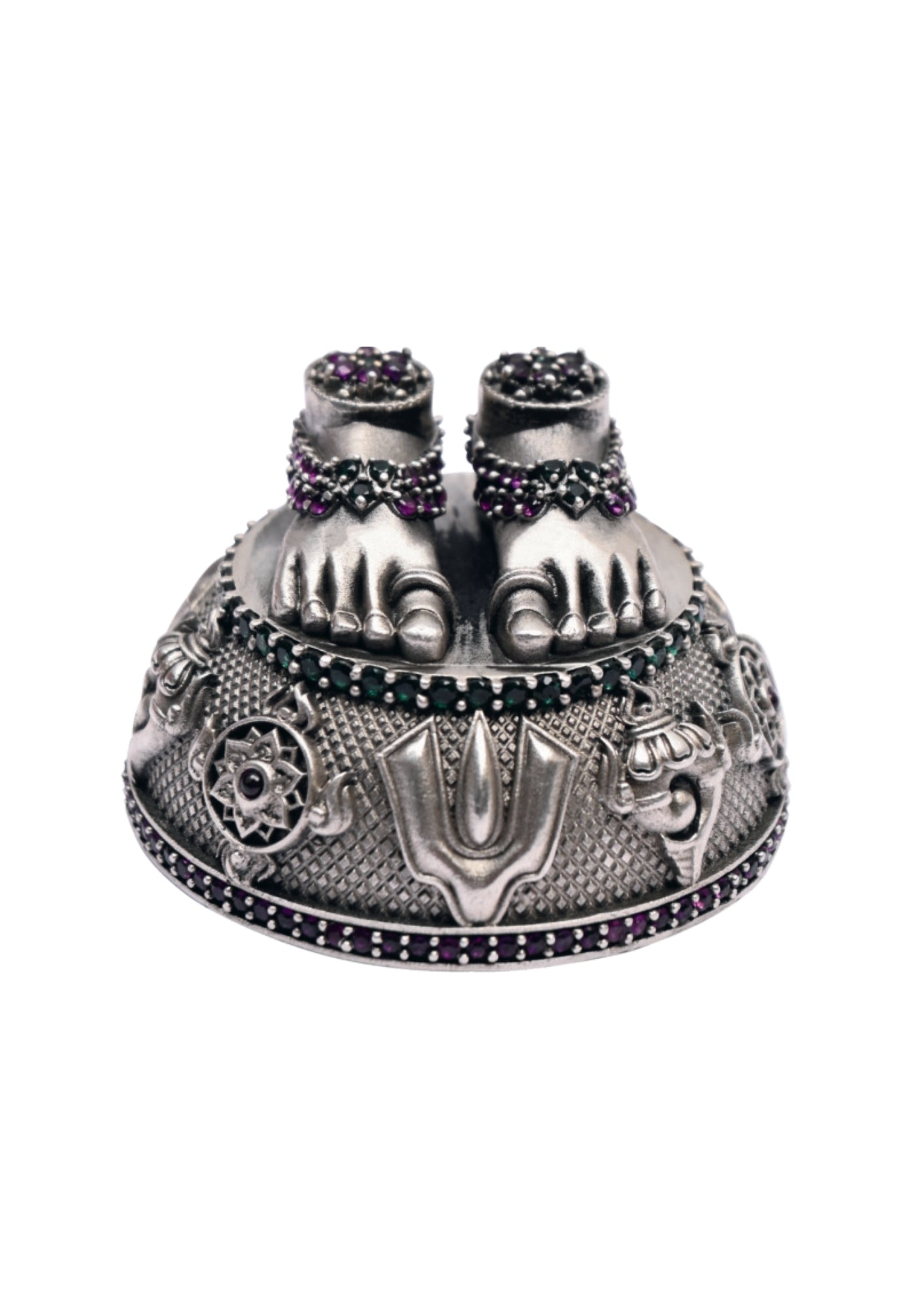 Vishnu Padakkam in Pure Silver 925 (160g)