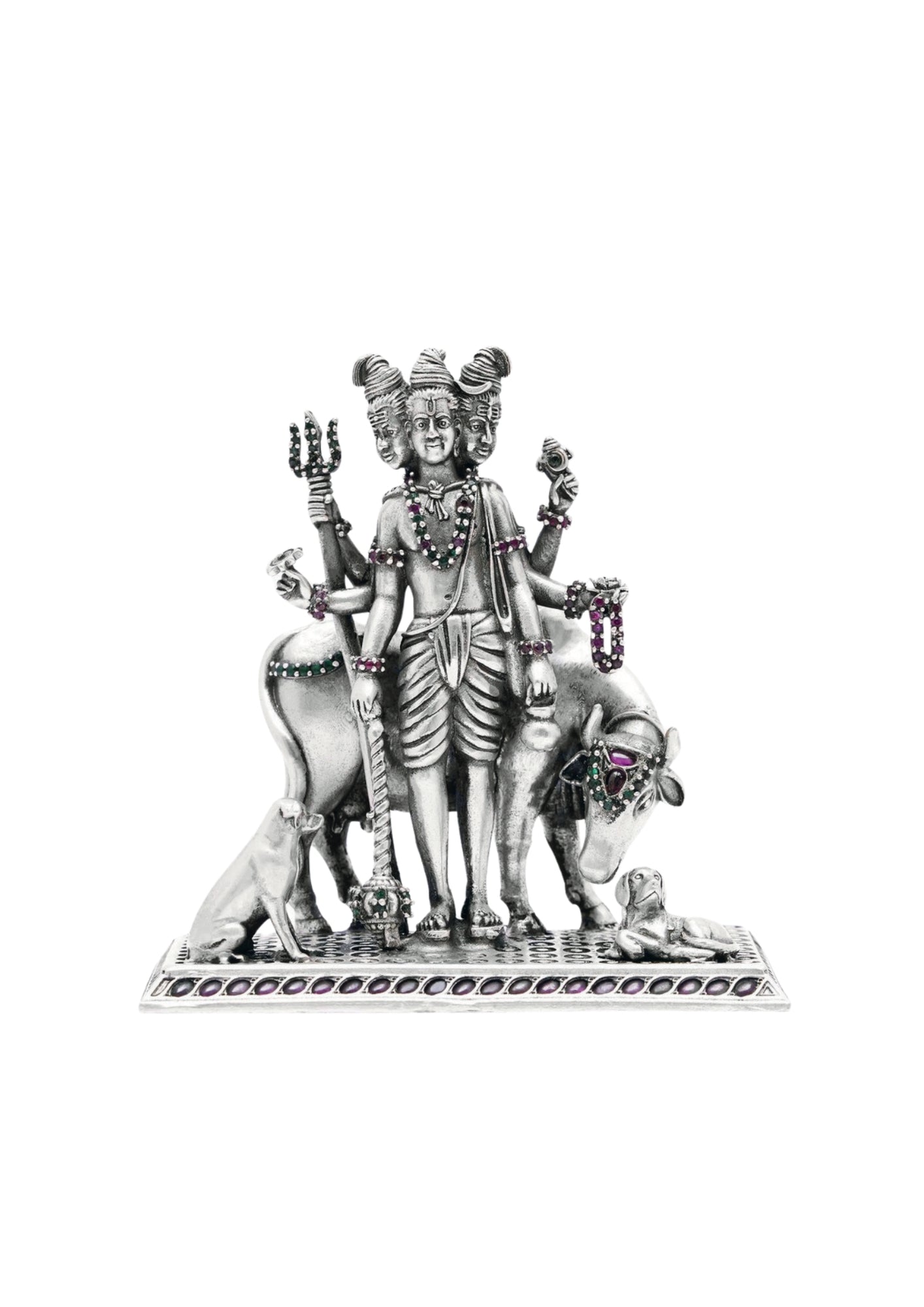 Dattatreya Pure Silver Idol (150g)