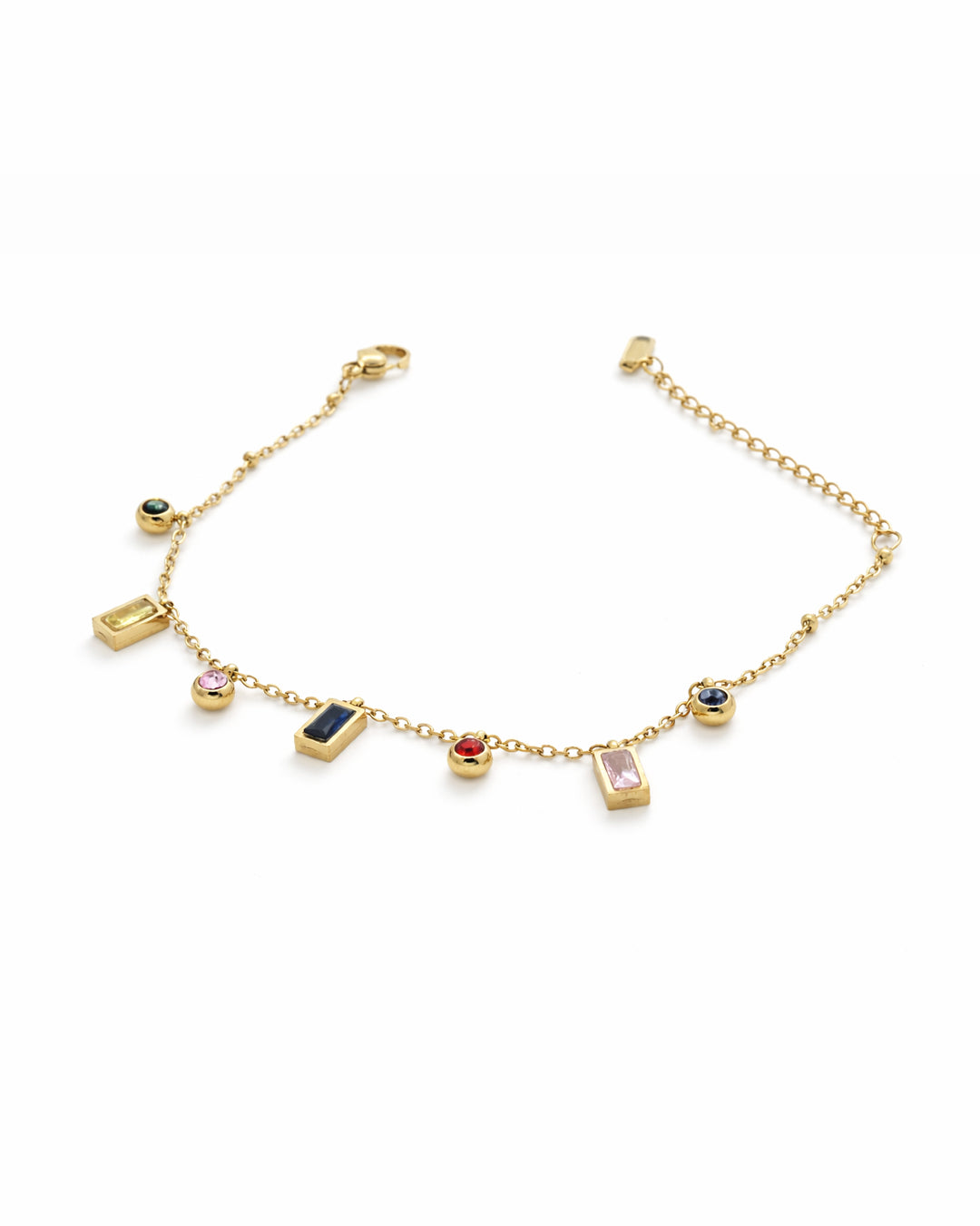 Confetti Drops Gold Plated Bracelet