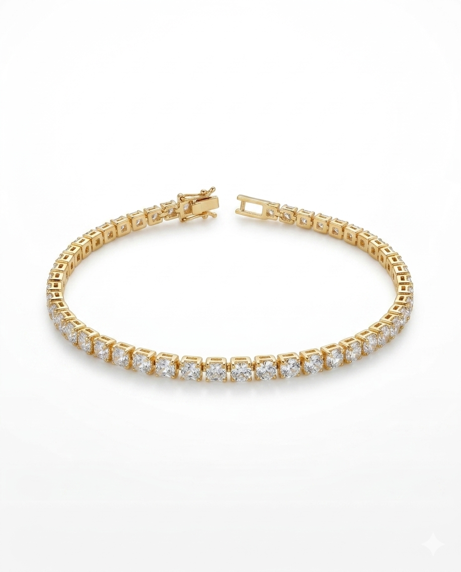 Gold Plated Stainless Steel Bracelet 300BR00031