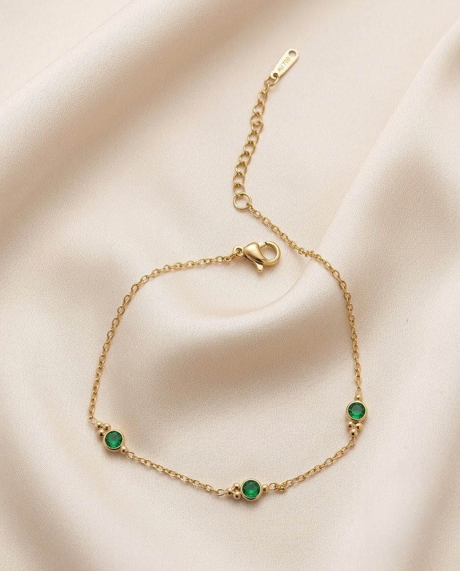 Gold Plated Stainless Steel Bracelet 300BR00036