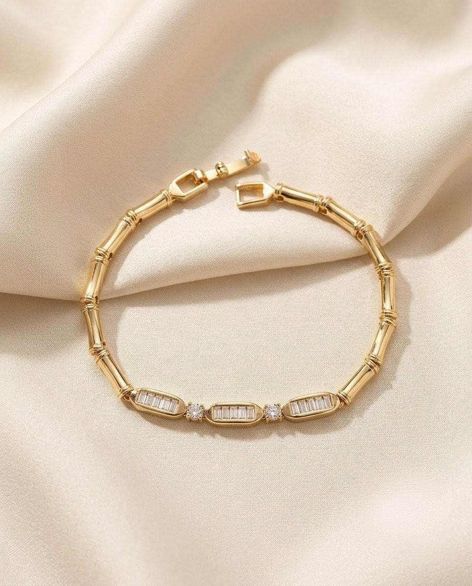 Gold Plated Stainless Steel Bracelet 300BR00033