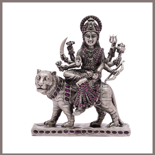 Maa Durga Silver 925
