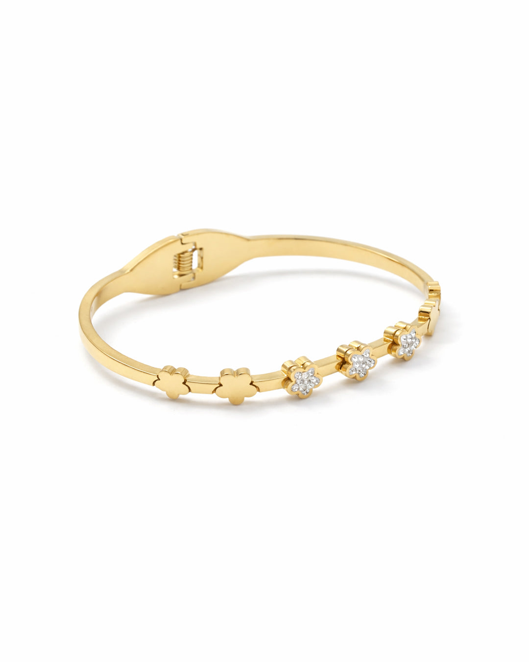 Floral Cluster Centrepiece Gold Plated Kada