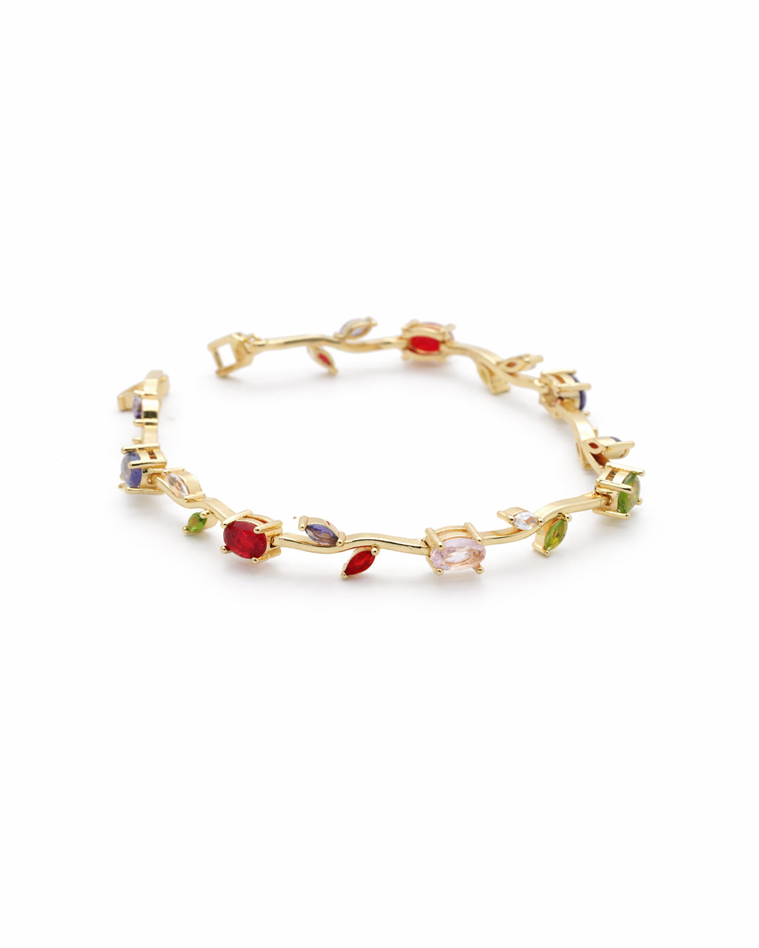 Wildflower Garden Gold Plated Bracelet