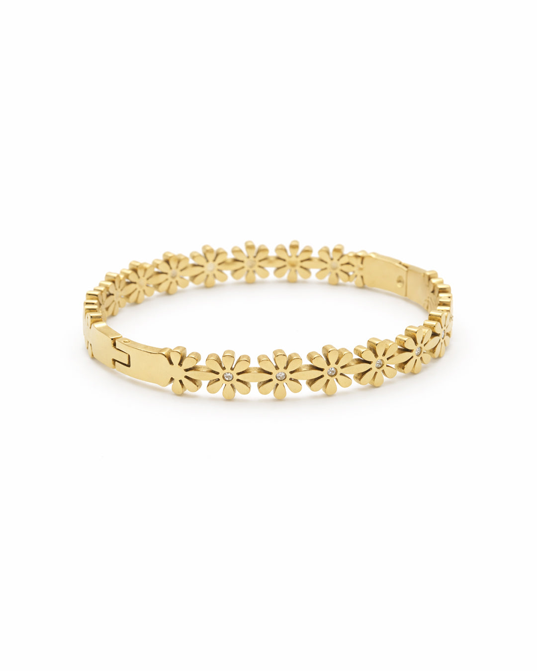 Eternal Daisy Bloom Gold Plated Kada
