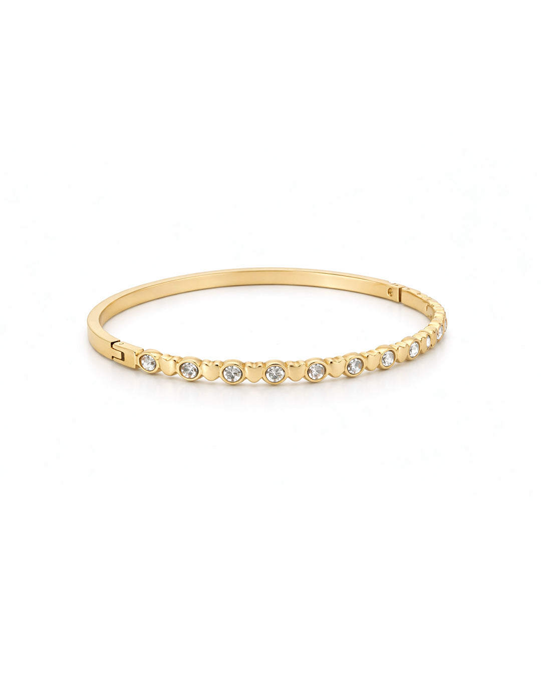 Sweetheart Crystal Bangle Kada