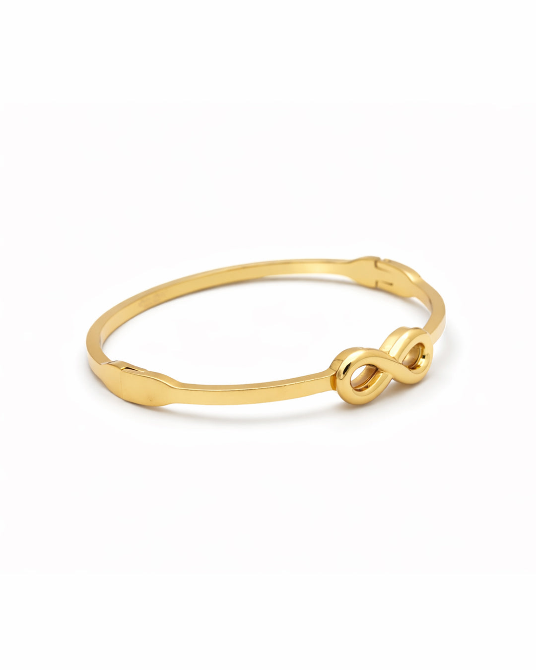Infinity Symbol Gold Plated Bangle Kada