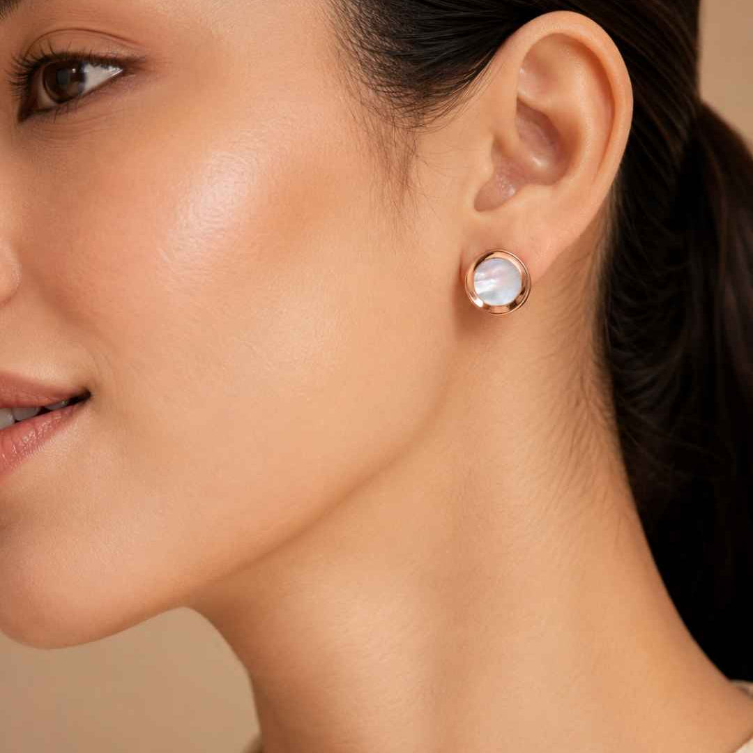 Lunar Halo Silver 925 Earrings