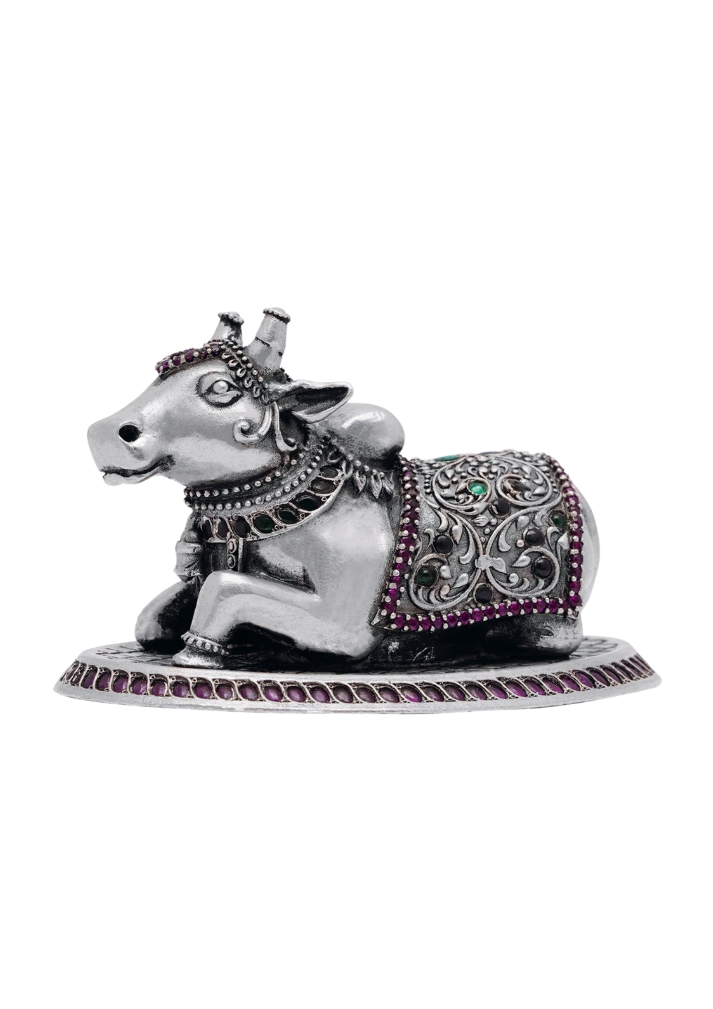 Nandi Idol in Pure Silver 925 (120g)