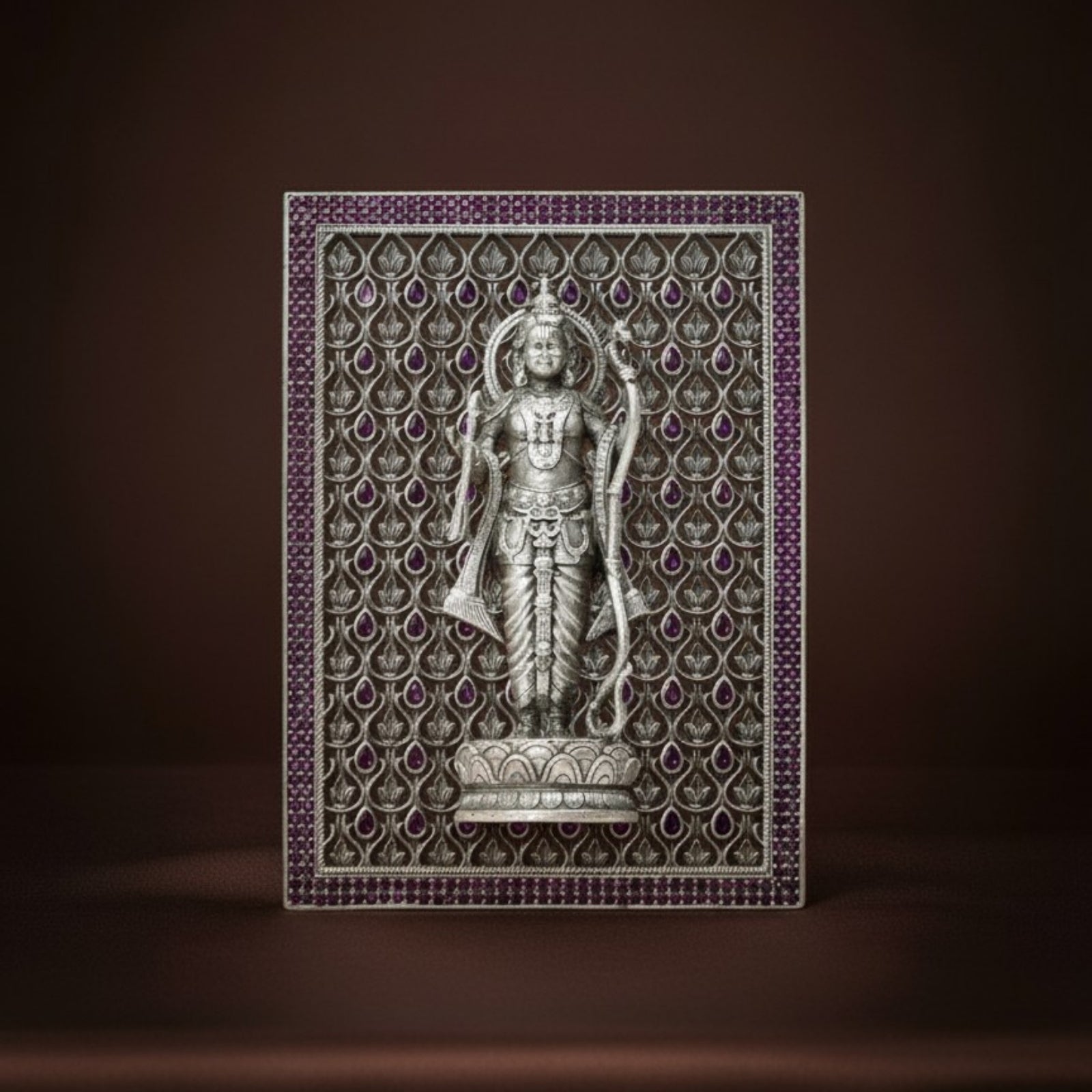 Lord Ram – Silver 925 3D Frame