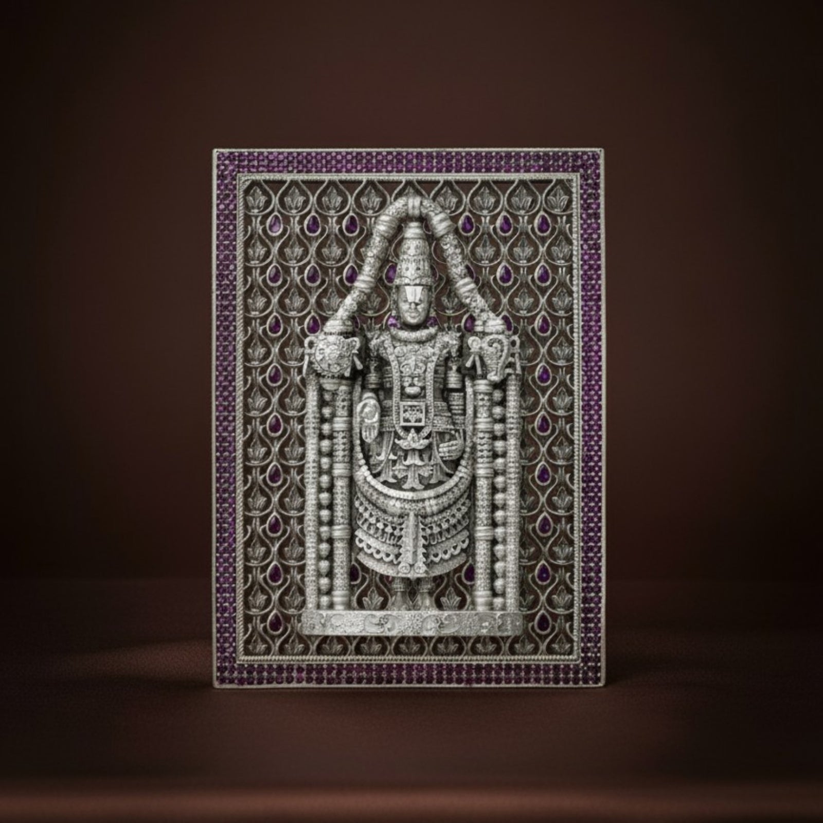 Lord Balaji – Silver 925 3D Frame