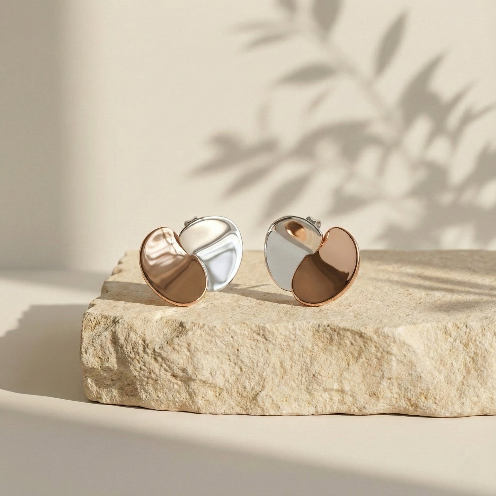 Lustre Dual Flux Silver 925 Earrings