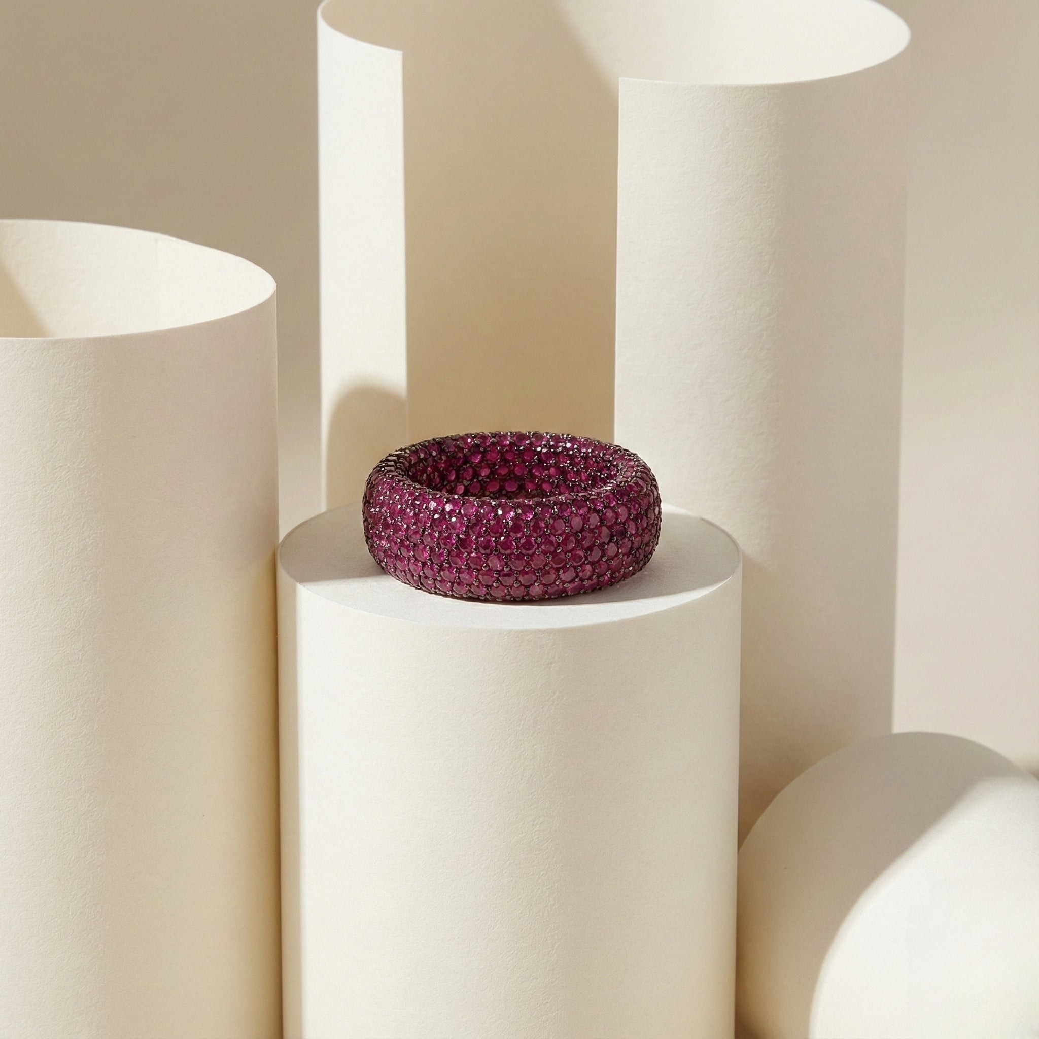 Silver Crimson Luxe Band for Women