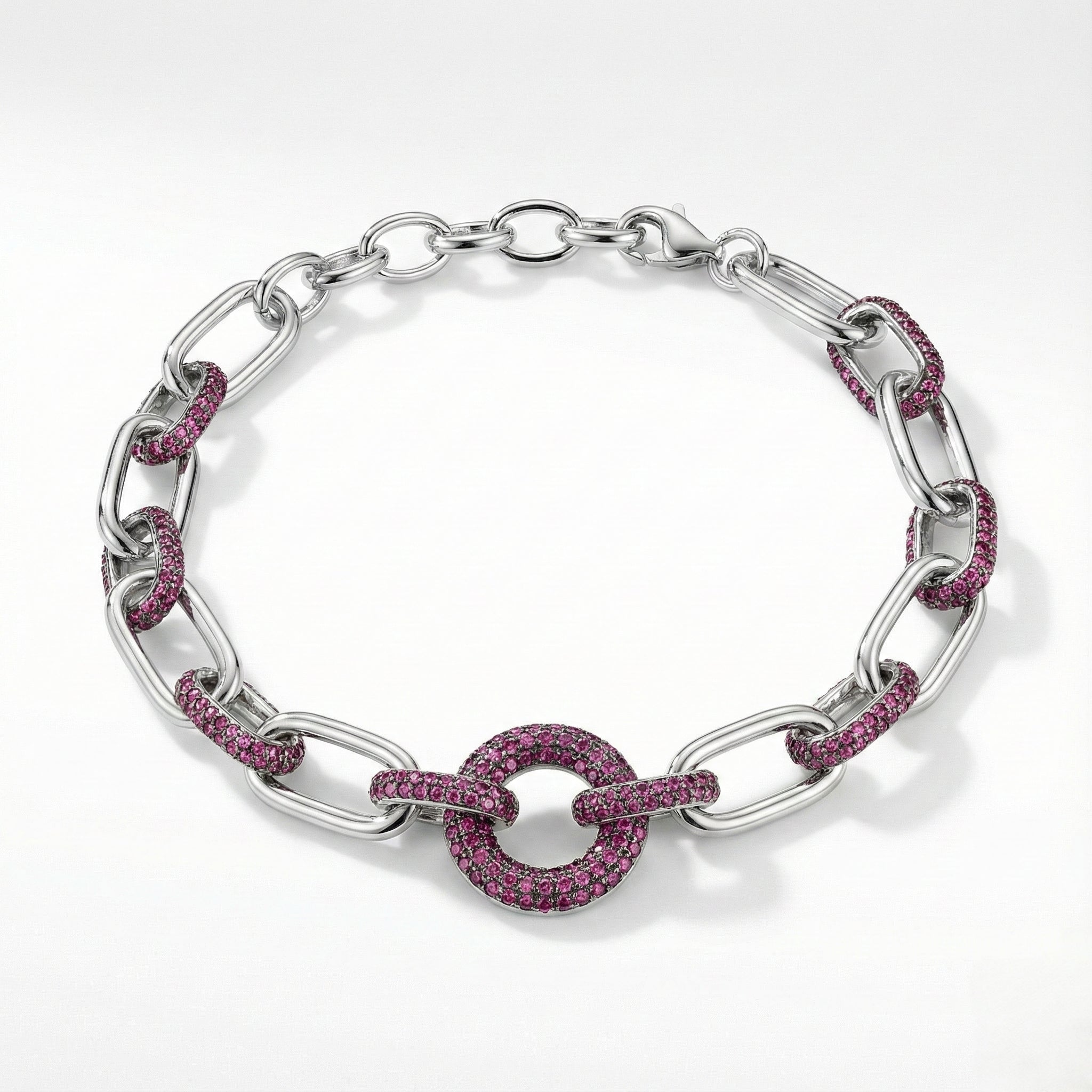 Crimson Axis Silver 925 Bracelet For Women