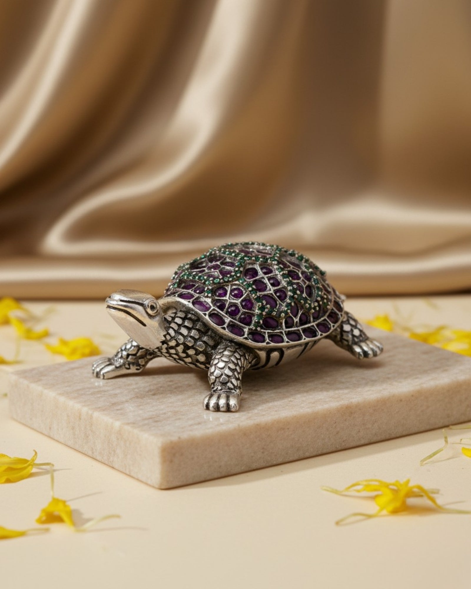 Tortoise Silver 925 Idol — 2 Inch