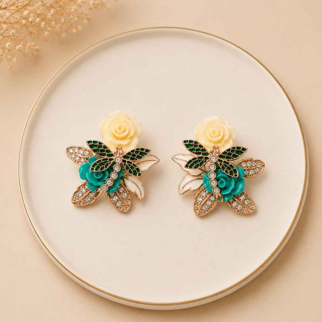 Enchanted Dragonfly Silver 925 Earrings
