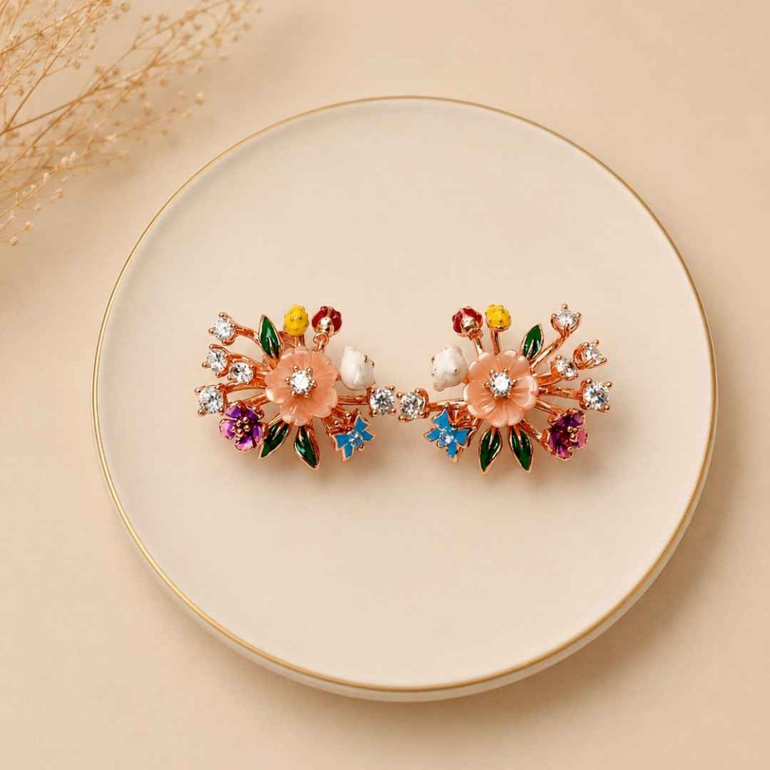 Vibrant Meadow Silver 925 Earrings