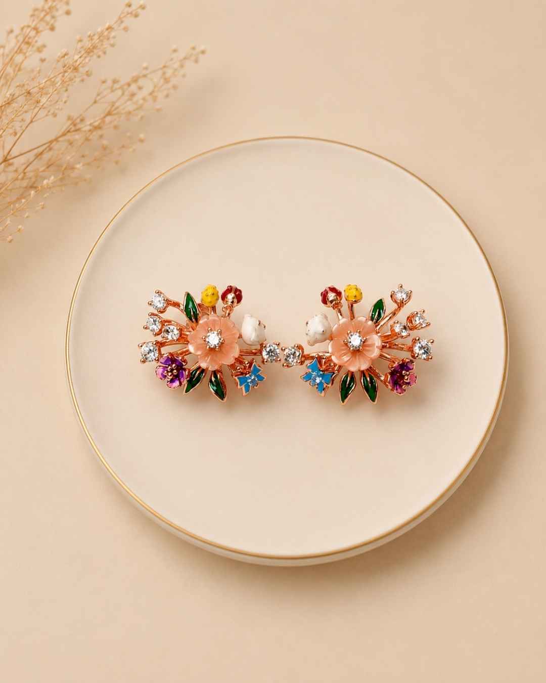 Vibrant Meadow Silver 925 Earrings