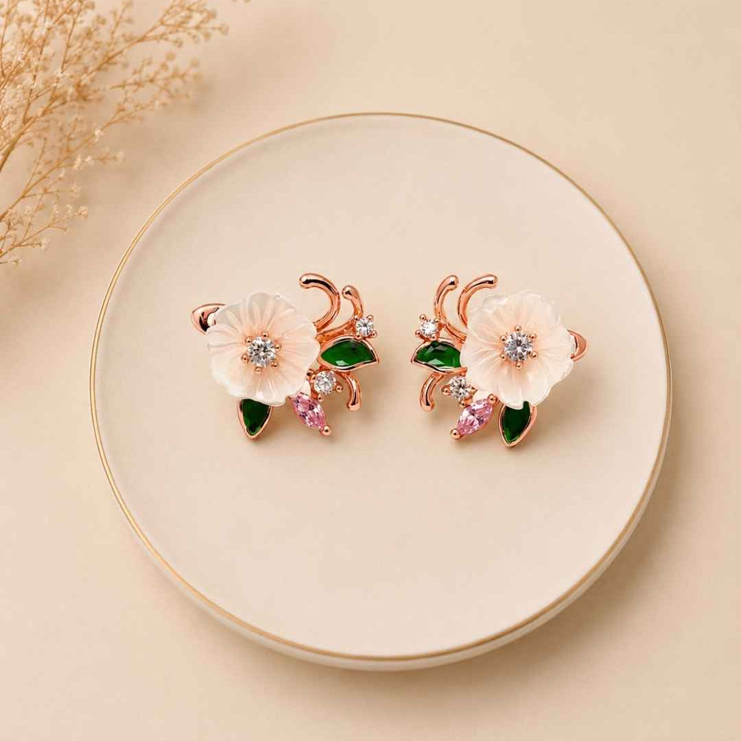 Enchanted Flora Silver 925 Earrings