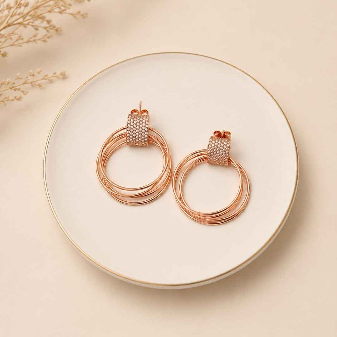 Radiant Orbit Silver 925 Earrings