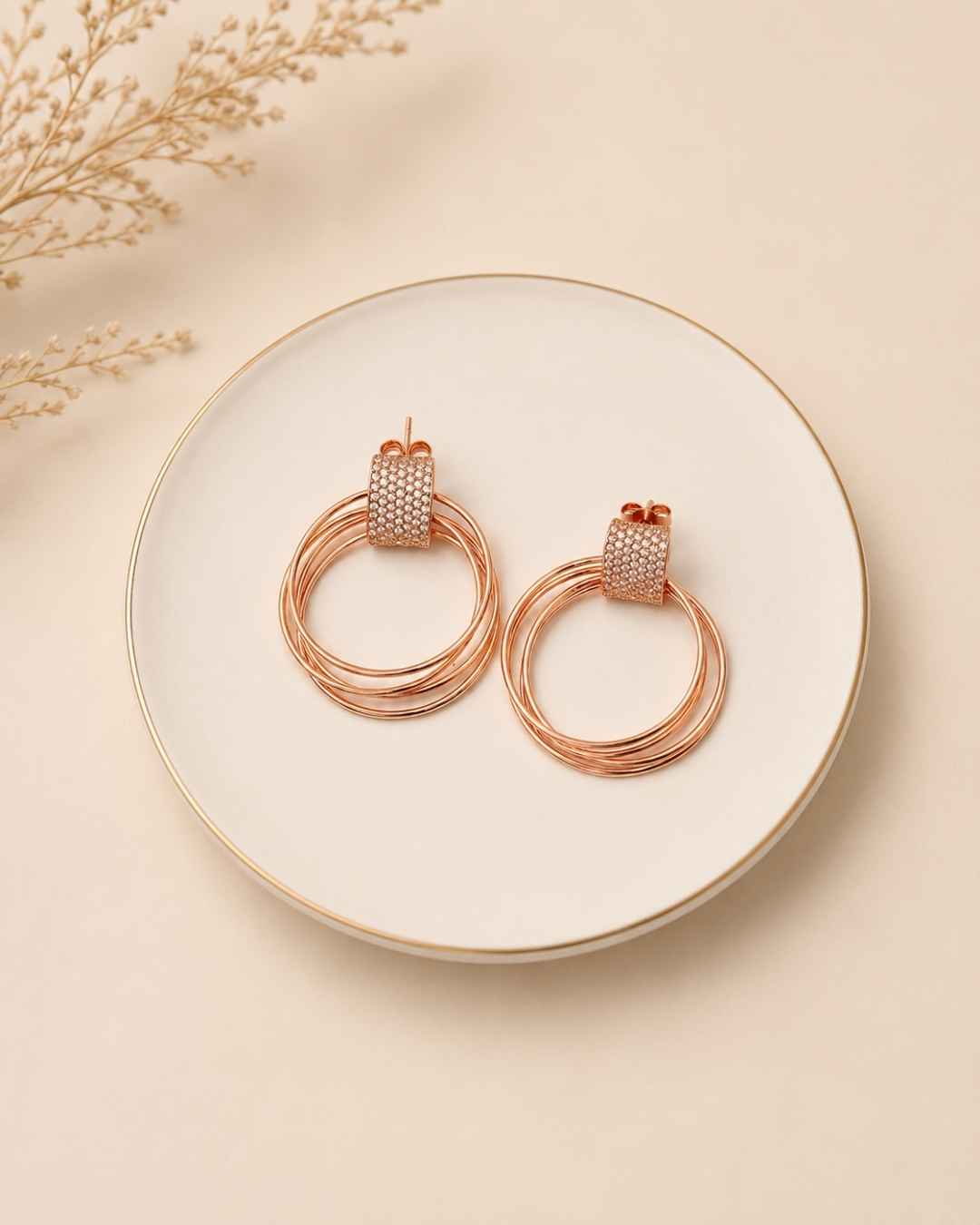 Radiant Orbit Silver 925 Earrings