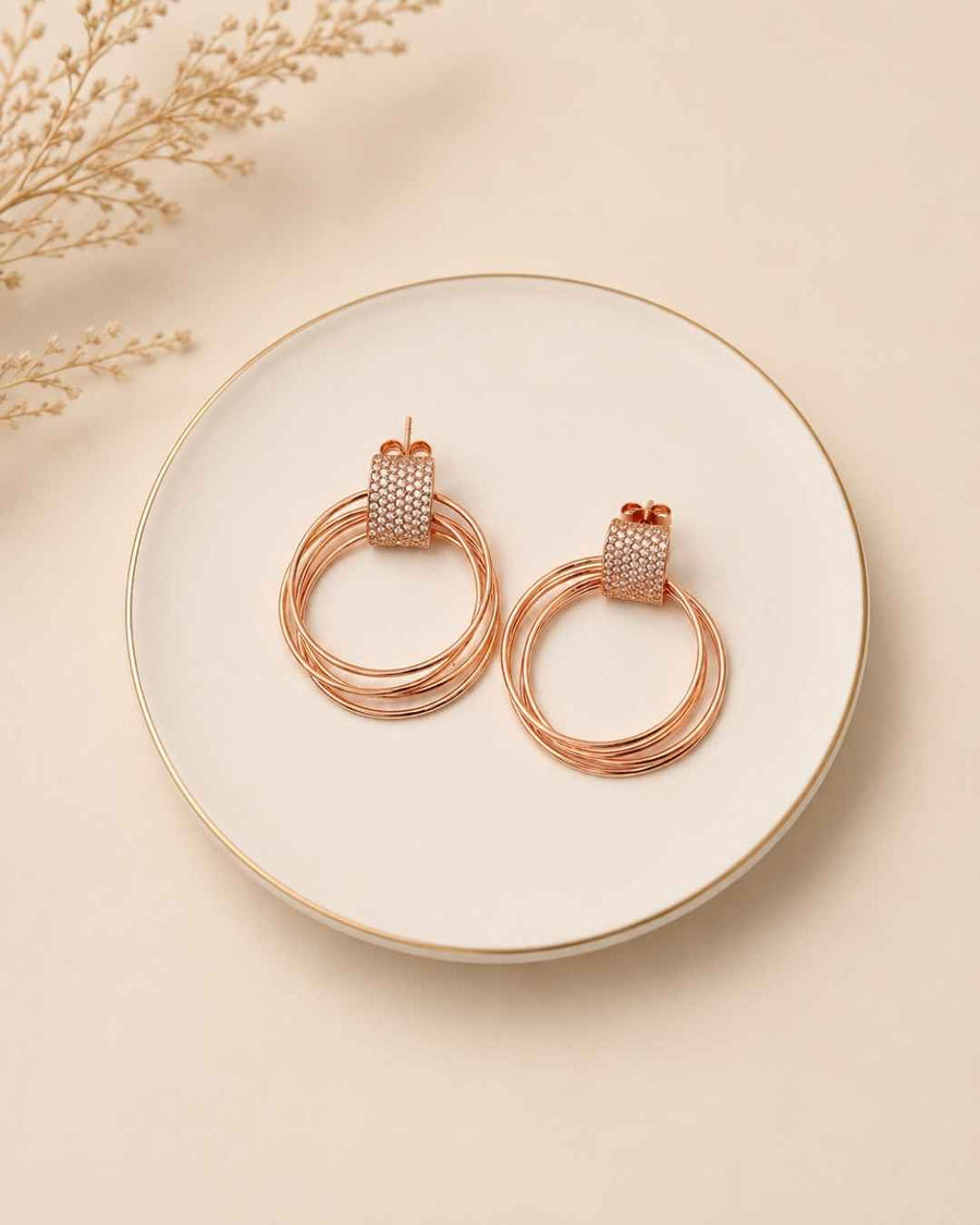 Radiant Orbit Silver 925 Earrings