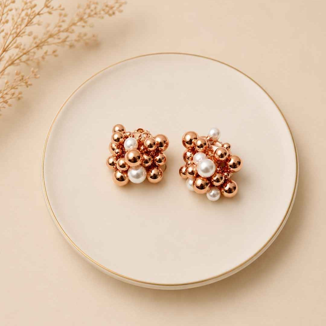 Aura Cluster Silver 925 Earrings