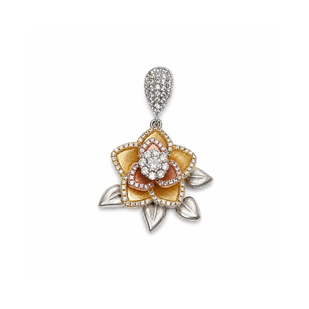 Divine Bloom Silver 925 Pendant