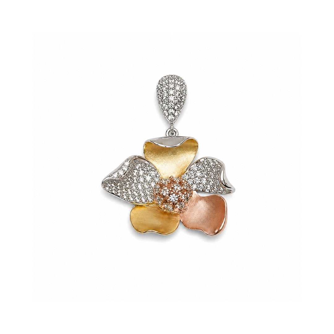 Solar Bloom Silver 925 Pendant