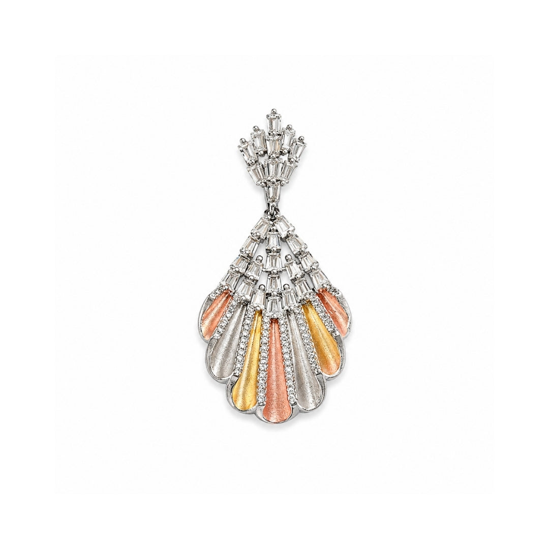 Celestial Fan Silver 925 Pendant