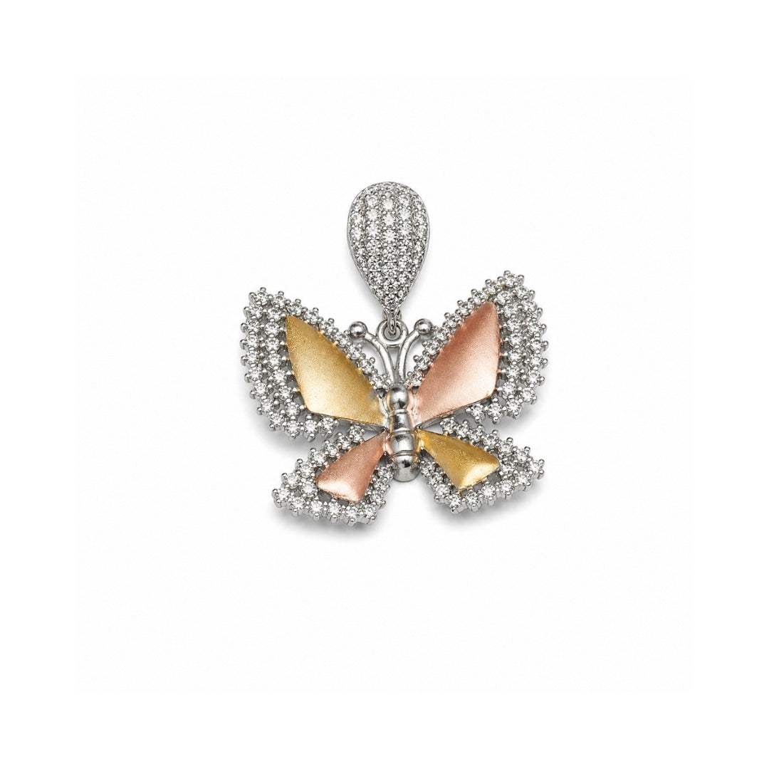 Golden Flutter Silver 925 Pendant