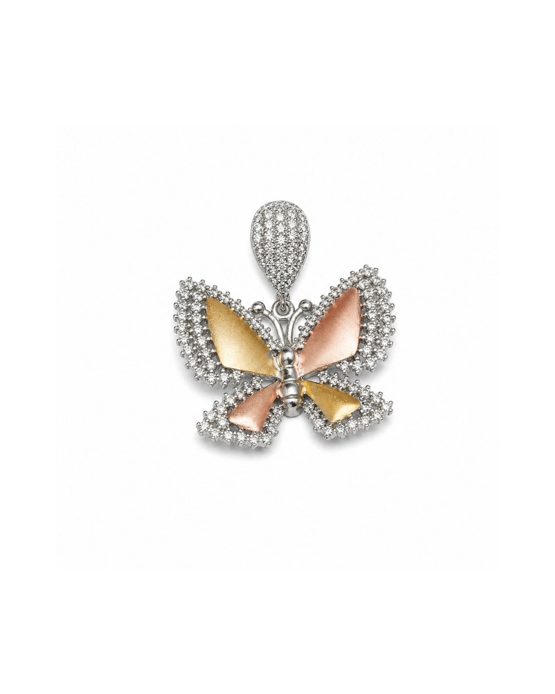 Golden Flutter Silver 925 Pendant