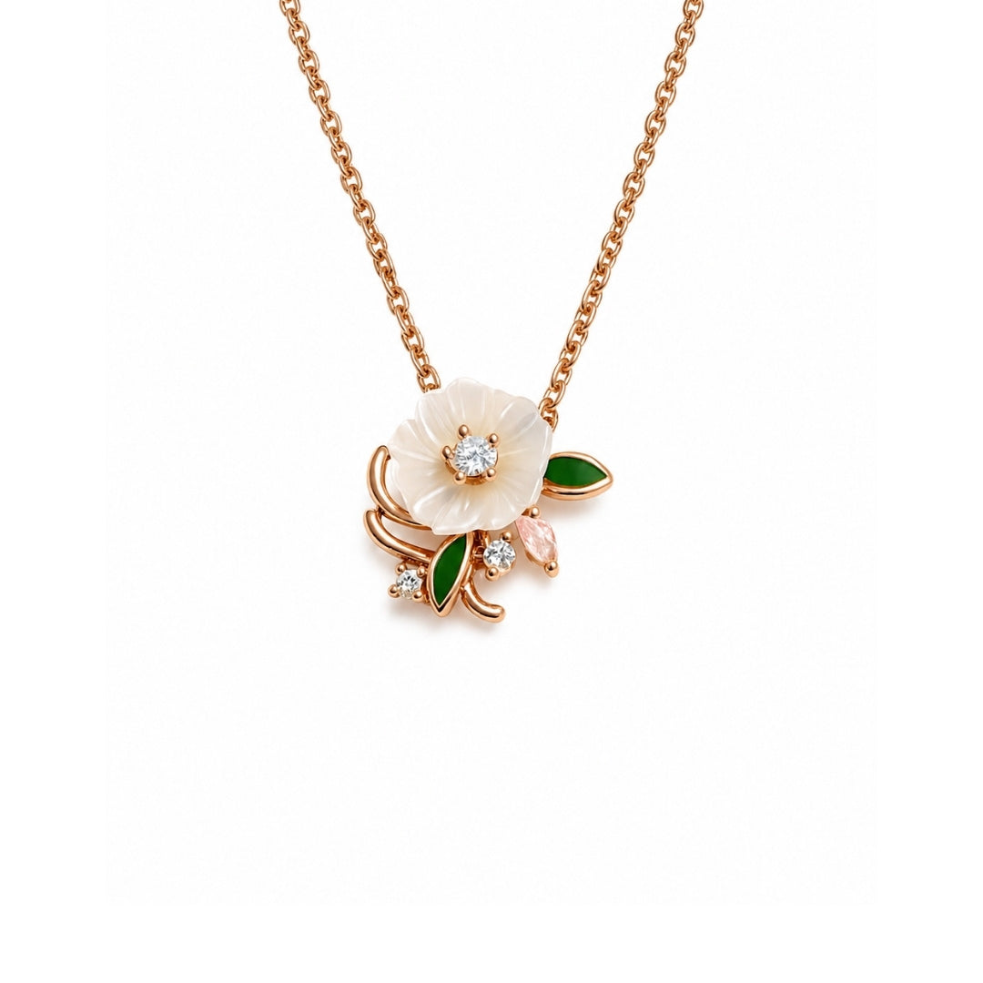 Ivory Lyrica Silver 925 Necklace