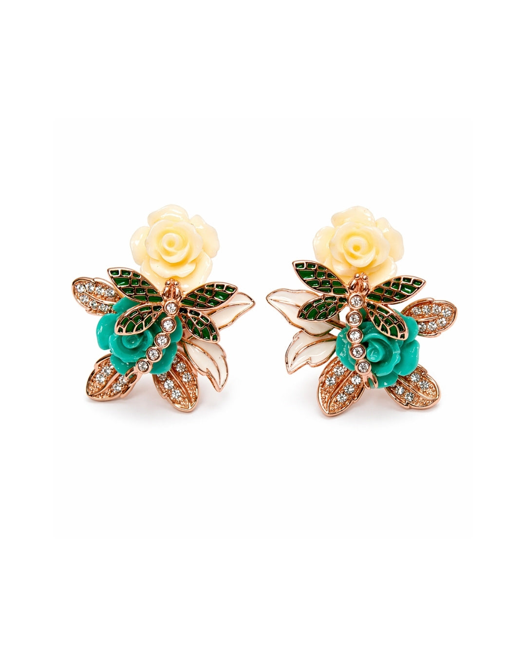 Enchanted Dragonfly Silver 925 Earrings