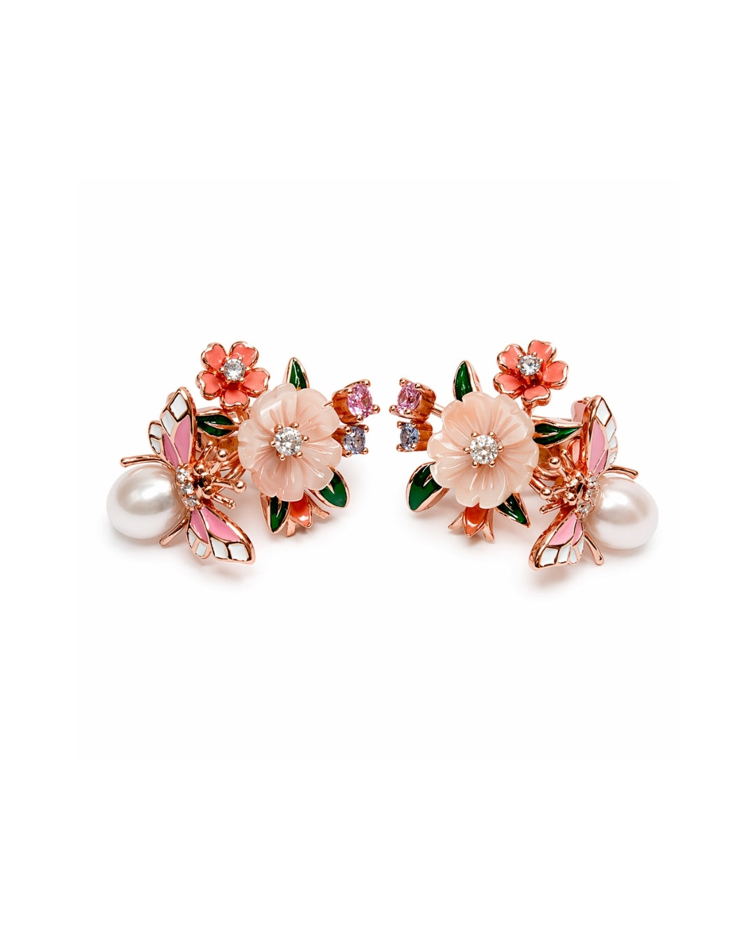Nectar Bloom Silver 925 Earrings