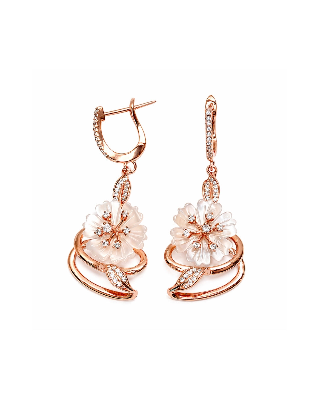 Graceful Vine Silver 925 Earrings