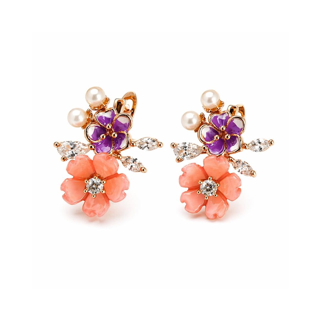 Orchard Bloom Silver 925 Earrings