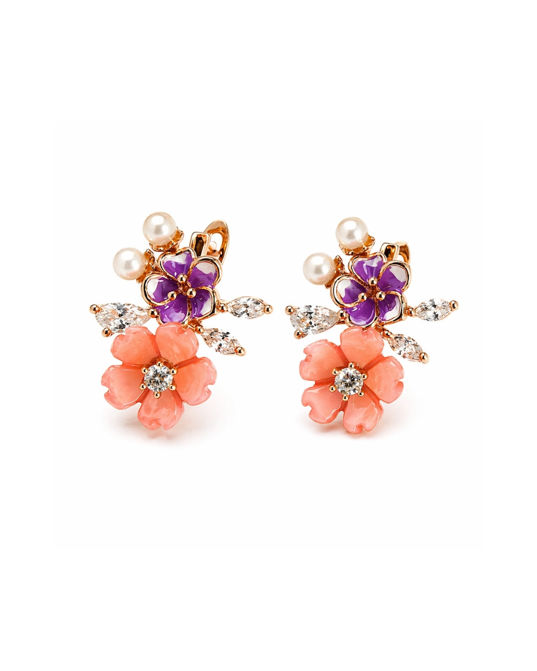 Orchard Bloom Silver 925 Earrings