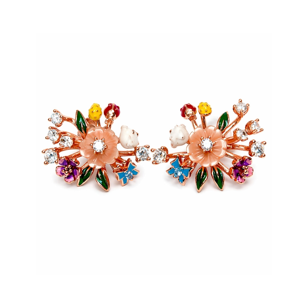 Vibrant Meadow Silver 925 Earrings