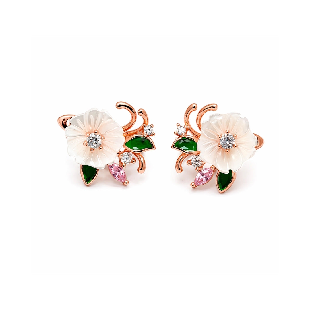 Enchanted Flora Silver 925 Earrings