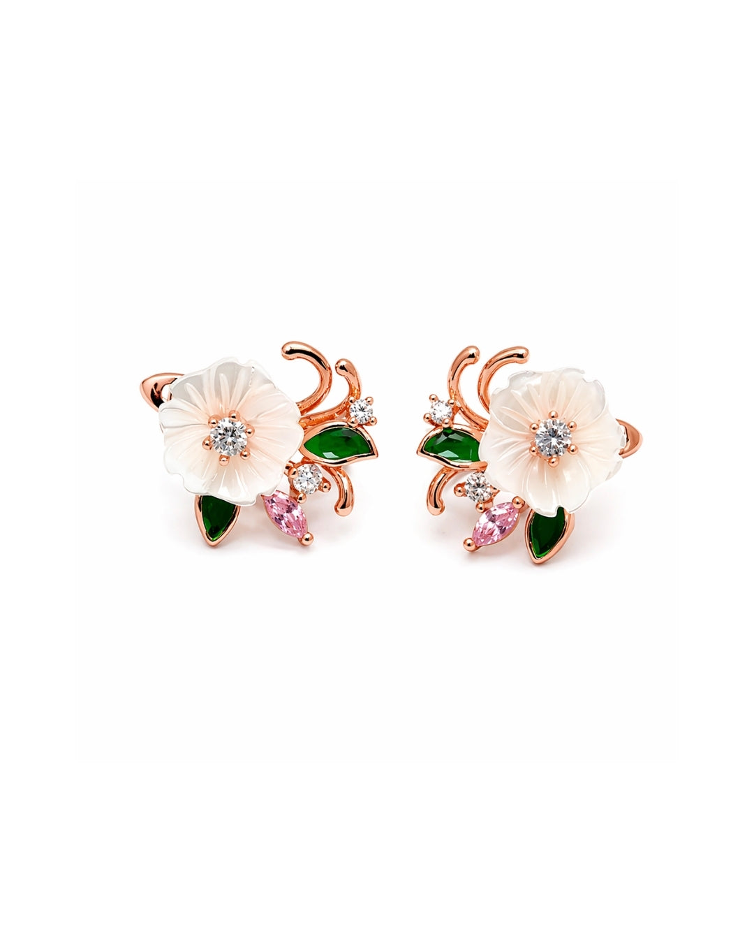 Enchanted Flora Silver 925 Earrings