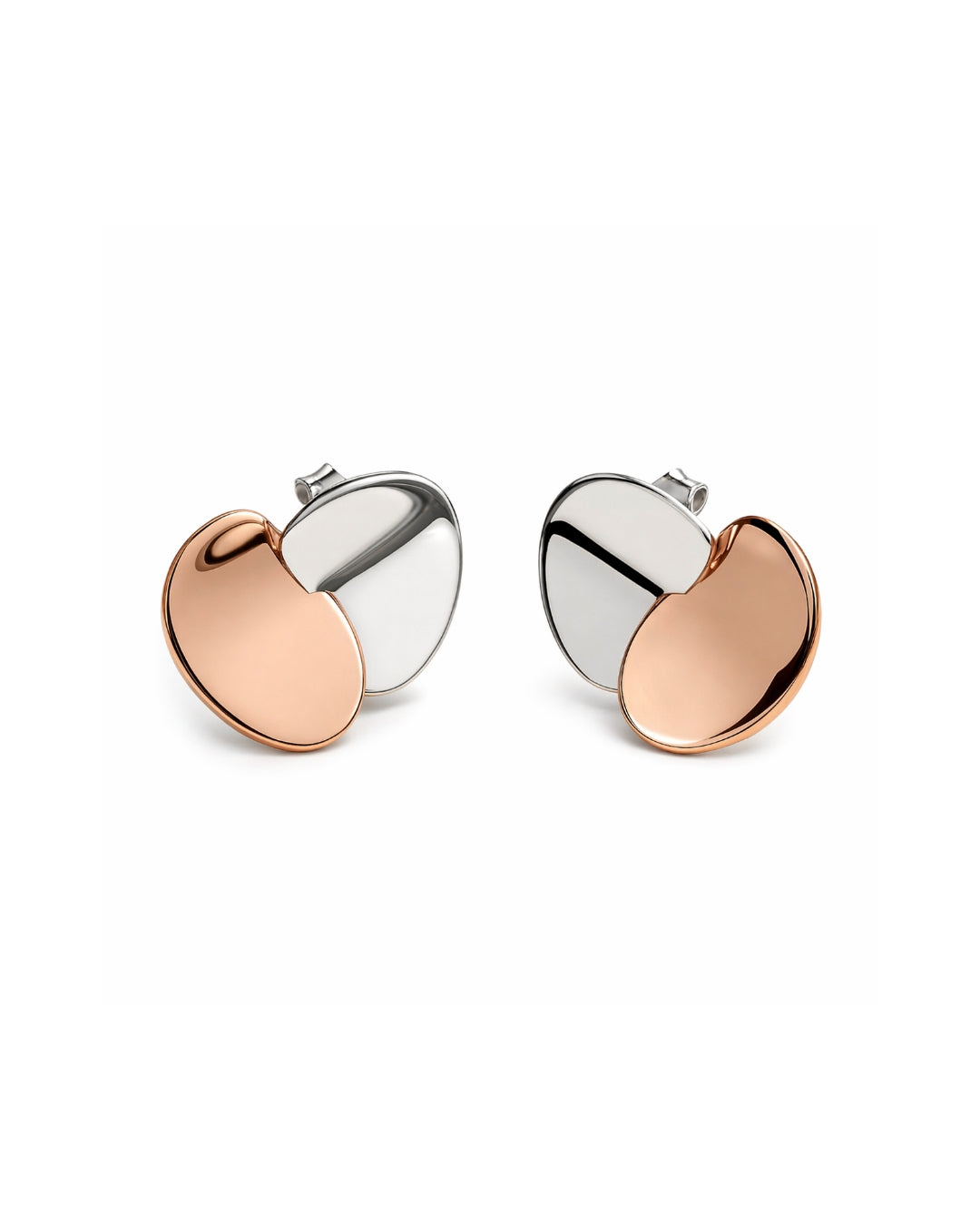Dual Petal Silver 925 Earrings
