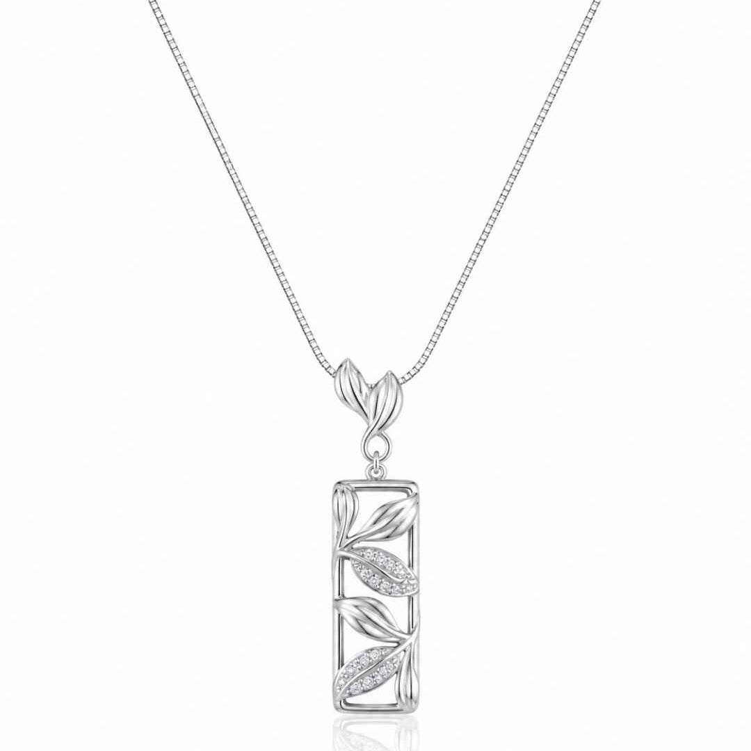 Vine Frame Silver 925 Necklace