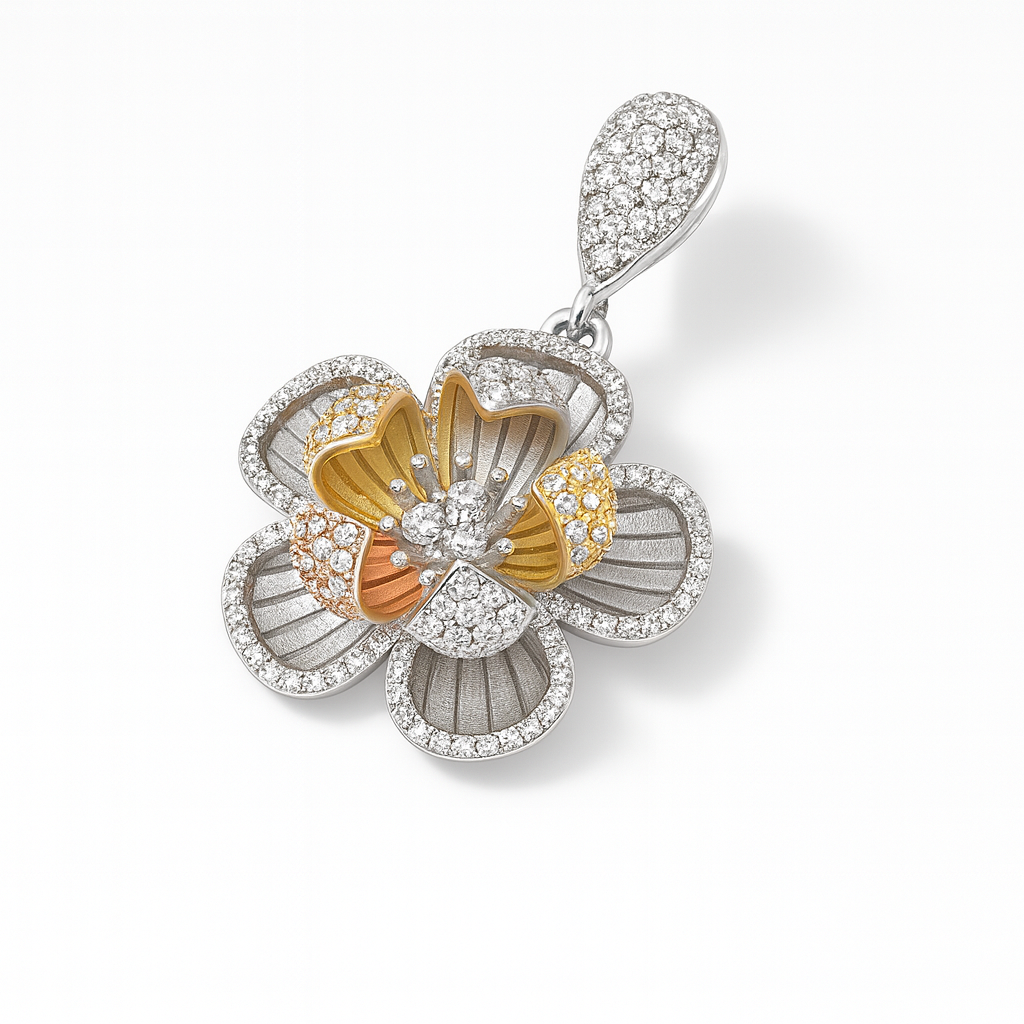 Gilded Harmony Silver 925 Pendant