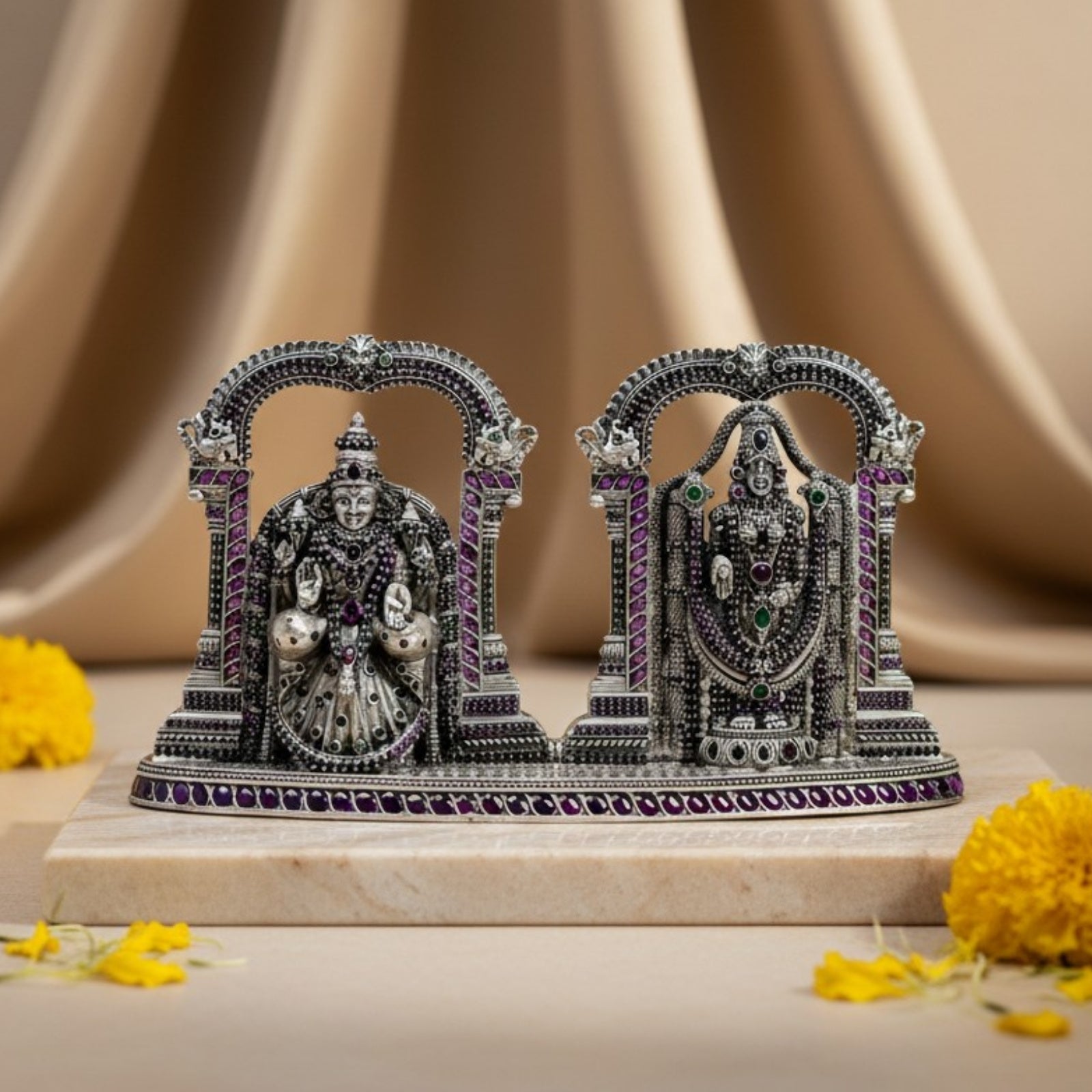 Padmavathi Balaji Silver 925 Idol