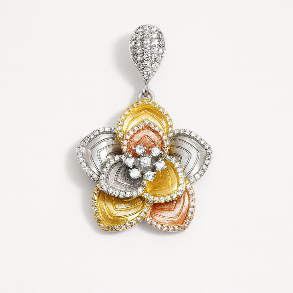 Trinity Bloom Silver 925 Pendant