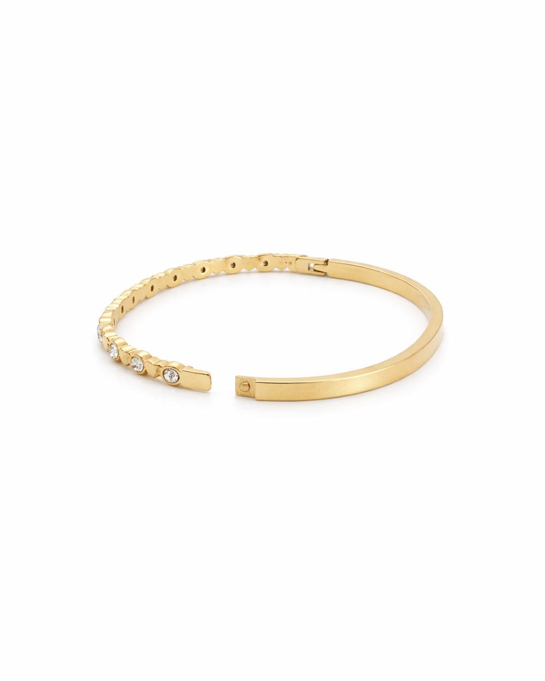 Sweetheart Crystal Bangle Kada