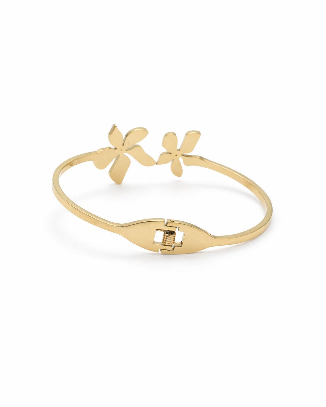 Tropical Bloom Bypass Gold Plated Kada
