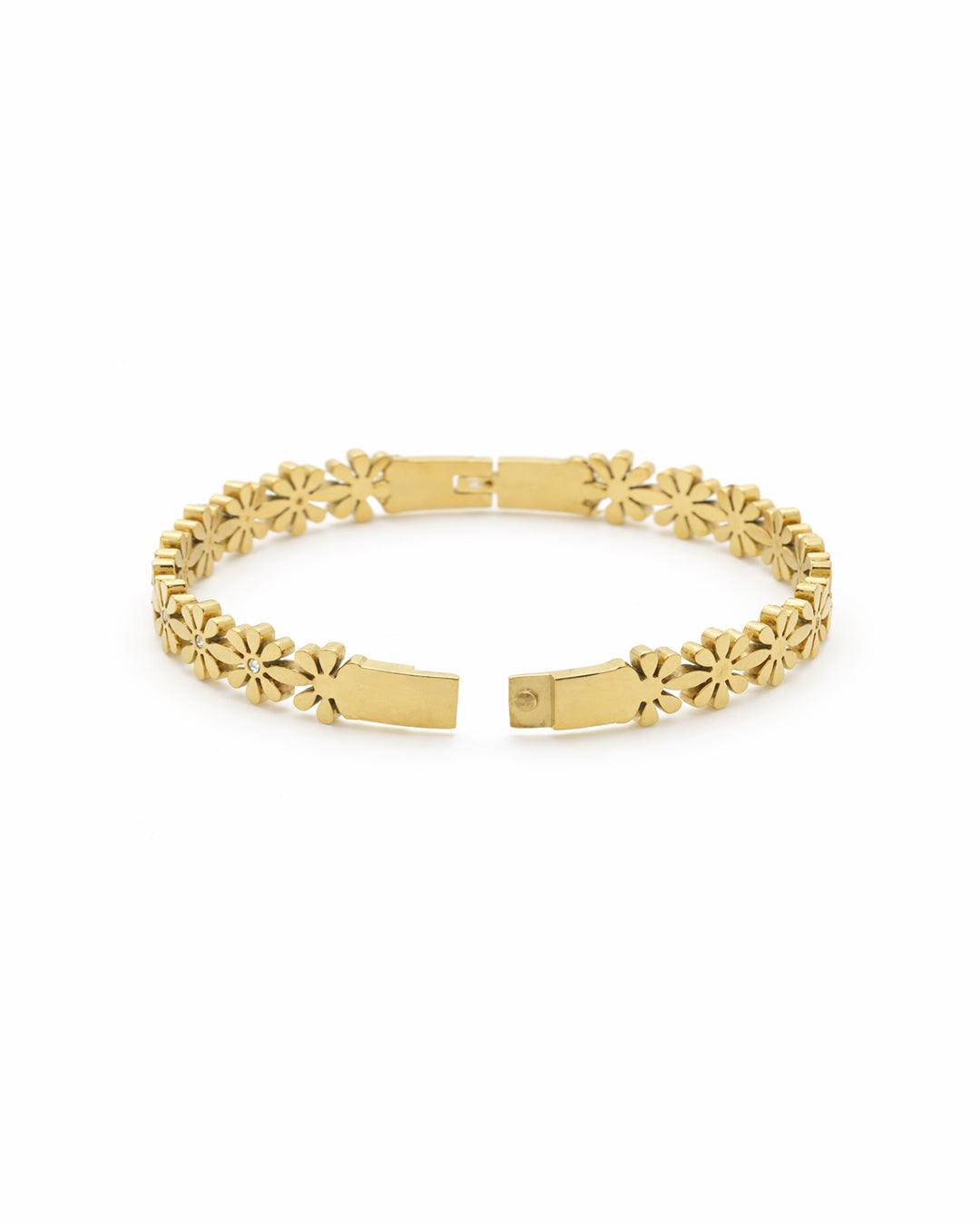 Eternal Daisy Bloom Gold Plated Kada